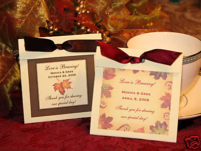 Ebay finds Autumn Wedding Favor Edibles